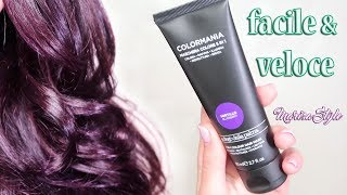 Capelli VIOLA 💜 in 15 MINUTI con COLORMANIA Diego Dalla Palma • Applicazione in diretta NOVITÀ [upl. by Ariew]