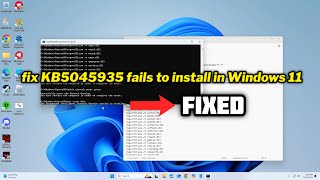 FIXED KB5045935 fails to install in Windows 11 [upl. by Auric618]