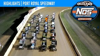 World of Outlaws NOS Energy Drink Sprint Cars Port Royal Speedway October 7 2022  HIGHLIGHTS [upl. by Aneekas]