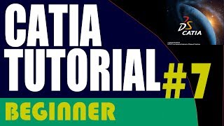 7 CATIA Beginner Tutorial Dealing with Contact Contraint [upl. by Tedman912]