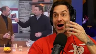 Chris DElia Reacts to Mocktail Manhandling [upl. by Latterll]