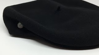 Laulhère Hats 🇫🇷 Eva Merino Wool Beret Black  Béret en laine Mérinos Eva noir [upl. by Eltsirhc730]