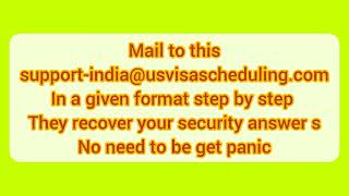 How to Recover Security Question Answers Back if forgot Answers in F1 CGI portalb1b2visa ustravel [upl. by Mikol]