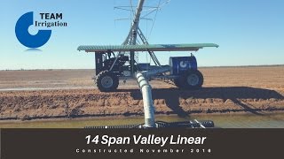 Building a Valley Linear Irrigator in NSW Australia [upl. by Aysab67]