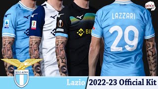 Lazio complete kit 20222023  PES 2021  Sider [upl. by Etnelav483]