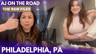 AJ On the Road The Raw Files  Behind the Scenes in Philadelphia PA  Anjelah JohnsonReyes [upl. by Parsifal373]