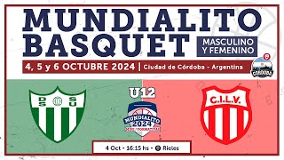 U12  Sarandí Universitario 2 Rivera Uruguay vs CILV Monte Cristo Argentina  Octubre 2024 [upl. by Buckels]