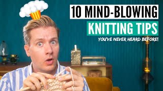 10 Mindblowing knitting tips every knitter needs to know [upl. by Azne547]