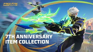 Unveiling 7th Anniversary Bundles and Collection  Free Fire MAX [upl. by Itsud]