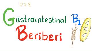 Gastrointestinal Beriberi  Biochemistry [upl. by Coheman]