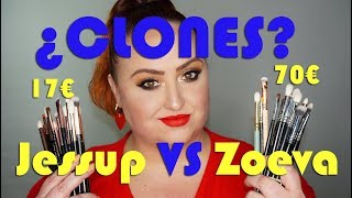 ¿Clones  Zoeva vs Jessup Beauty [upl. by Nylrebma]