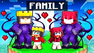 Having A DARK FAMILY in Minecraft [upl. by Vivi]