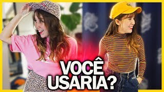 DESAFIO LOOKS com roupas que eu NÃO usaria [upl. by Marni]