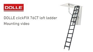 Loft ladder clickFIX® thermo comfort  see installation movie [upl. by Kazim]