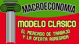 Macroeconomía Modelo Clásico El Mercado de Trabajo y la Oferta Agregada [upl. by Bondon]