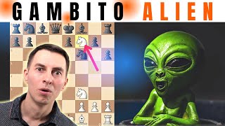 👽 El Gambito ALIEN y ¡una docena de TRAMPAS [upl. by Blackmore761]