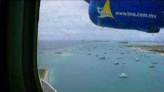 Seaplane from Malé to Vilu Reef Maldives [upl. by Hseyaj15]