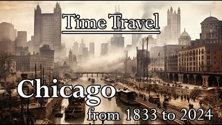 CHICAGO from 1833 to 2024 — Time Travel [upl. by Frank]