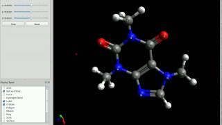 Avogadro Screencast 2 Building a caffeine molecule [upl. by Maharva]