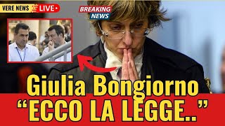 Giulia Bongiorno DENUNCIA la Magistratura Accuse Shock che Scuotono la Giustizia Italiana [upl. by Christiana]