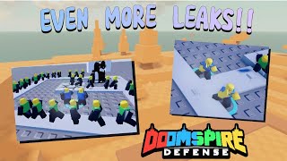 EVEN More New Leaks Incoming This Update Doomspire Defense [upl. by Sontag703]