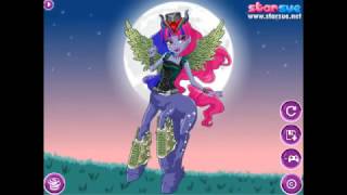 Cartoon Monster High Aery Evenfall Dress Up And Makeover Best Game For Girls [upl. by Aissenav]