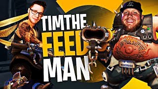 TIMTHE quotFEEDquot MAN OVERWATCH SEASON 13 HIGHLIGHTS W EMONGG [upl. by Anemolif233]