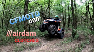 CFMOTO 600 Clutch Kit Results amp Wheelies amp Trails  Airdam Clutches [upl. by Idelson]