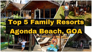 Top 5 Agonda beach Resorts  5 Best Family Resorts in South Goa  Private beach Resort in Goa [upl. by Dorkus]