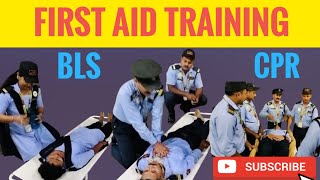 First Aid Training II Basic Life Support II Cardiopulmonary Resuscitation II Saratsingha2024 [upl. by Yecaw]