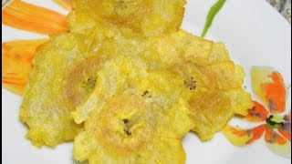 How to make Puertorican TostonesFried Plantains [upl. by Alecia855]