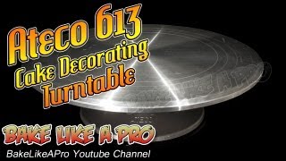 Ateco 613 Cake Decorating Turntable Unboxing And Review [upl. by Juieta]