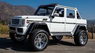 Custom Convertible G Wagon 4x4 Squared Mercedes Benz [upl. by Lexine]