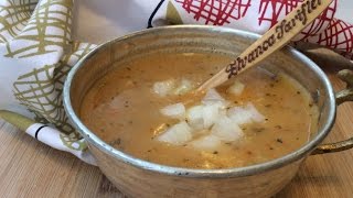 HOW TO COOK TURKISH TARHANA SOUP  Traditional Soup [upl. by Arrad]