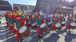 🥳🎉 Fasnacht in Möhlin Großer Umzug am Fasnachtsdienstag 2023 🎺🥁 Livestream 21022023 [upl. by Canning728]