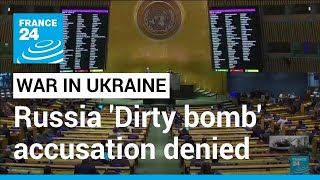 Russia dirty bomb accusation a pretext for escalation says West • FRANCE 24 English [upl. by Val]