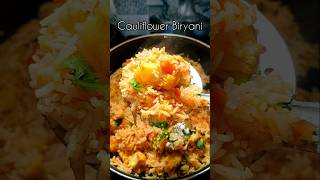 Cauliflower Biryani Recipe in Tamil Cauliflower Rice‎ shortsyoutube varshakitchentamil2358 [upl. by Iramohs]