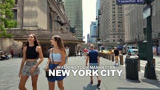 NEW YORK CITY TRAVEL 83  WALKING TOUR MANHATTAN Broadway 42nd Street 6th Avenue 57th Street 4K [upl. by Eecart]