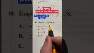 ASVAB Prep for the Math Knowledge 12 [upl. by Naaman]