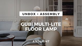 Unboxing and assembling the MultiLite floor lamp from GUBI [upl. by Nnazil]