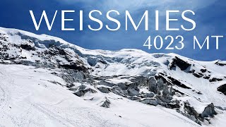 Weissmies  4023 mt  Via normale da Hohsaas SaasGrund  CH 4K [upl. by Frye]