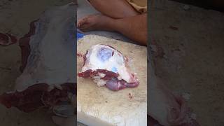 Mutton Cutting Skill mutton muttontown streetfood [upl. by Margetts819]