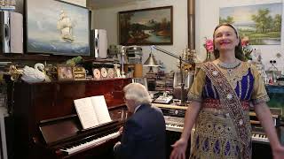 Mendelson Wedding March Lyrics Soprano Lyudmila Piano Imprivisations Peter Palmer [upl. by Atinniuq]