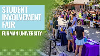 Furman University Student Involvement Fair Recap [upl. by Aisan7]