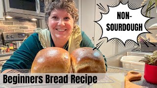 Mennonite Bread Recipe for Beginners nonSourdough [upl. by Trebbor805]