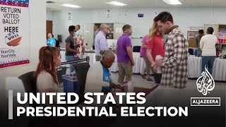 US elections Voting begins ahead of official November 5 date [upl. by Roxy]