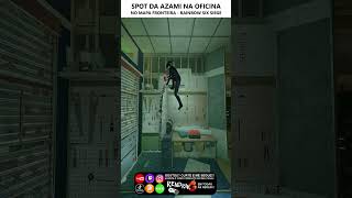 SPOT DA AZAMI NA OFICINA NO MAPA FRONTEIRA  RAINBOW SIX SIEGE rainbowsixsiege r6s r6siege r6 [upl. by Adon]