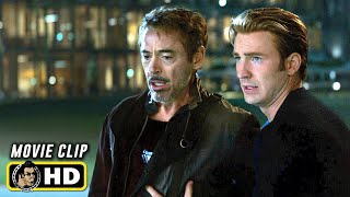 AVENGERS ENDGAME 2019 quotI Lost The Kidquot Tony Mourns SpiderMan HD IMAX Clip [upl. by Attenej]