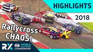 World RX 2018  Best Highlights of the Season so Far Rallycross Crashes and Chaos [upl. by Claudius]