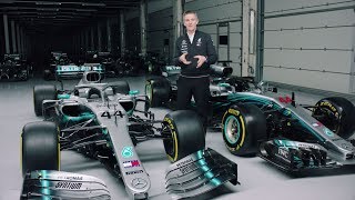 2019 vs 2018 Mercedes F1 Car Explained [upl. by Nine664]